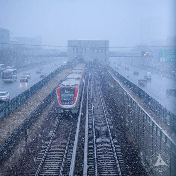 中传的雪，下得那么认真